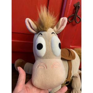 Disney Parks Toy Story Bullseye Horse Plush Stuffed Animal 16" Head to Butt EUC